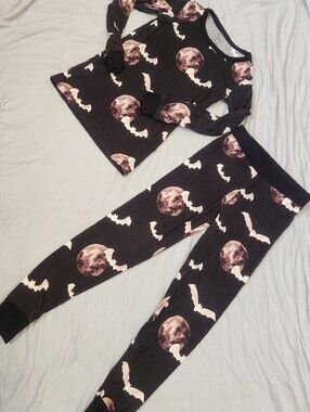 Bamboo BAT & MOON pajamas